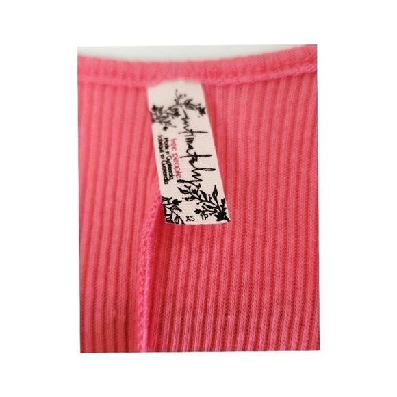 Nwtg Free People Out The Door Rib Tank Size Xs - Picture 4 of 9